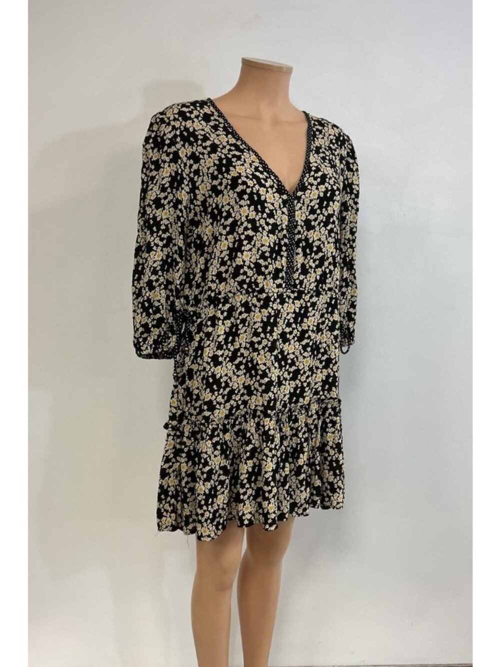 Nostalgia Vintage Floral Dress Cottagecore Womens Medium New